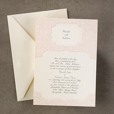 Wedding Invitations Pink